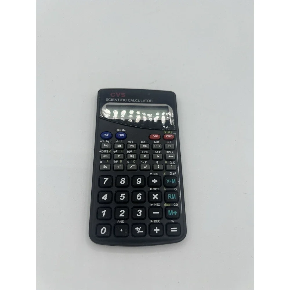 CVS Caliber Scientific Calculator 10-Digit 240 Functions Student School Math